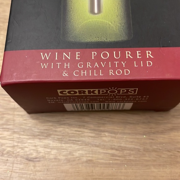 CORKPOPS VINOICE ⭐️ wine pourer &chill rod with extra cooling rod - Picture 8 of 8